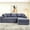 Gray|Right Hand, variant on Aukfa 96" Cloud Sectional Sofa Boneless Couch Modular Sofa Bed for Living Room, 2 Side Pockets, Left Chiase, Camel