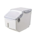 thumbnail image 1 of Hbdhejl Ingredient Storage 20L Dispenser Attachable Casters And Airtight Lid Dog Pet Food Storage Container Pp Material Kitchen Rice Cereal Flour, 1 of 7