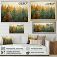 thumbnail image 4 of Designart "Wild Forest Essence in Green Beige II" Abstract Framed Wall Art Decor - Modern Green Tachisme Living Room Framed Canvas Art, 4 of 6