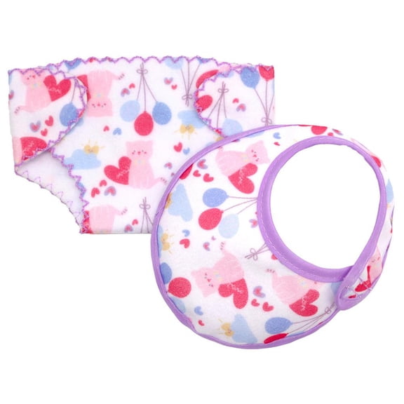 6 Pcs Baby Doll Diapers for 12-15 Inch Dolls, Reusable & Washable Doll Unde