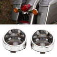 thumbnail image 3 of Mgaxyff Pair Motorcycle Turn Signal Light Lens Cover Front Rear Replacement for TOURING FLHX FLTRI FLHRS 2000‑up,Turn Signal Lens Ring, 3 of 8