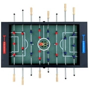 KICK Quatro 55″ 4-in-1 Multi Game Table (Black) - Combo Game Table Set - Billiards, Push-Hockey, Ping pong, and a Foosball for Home, Game Room, Friends and Family!
