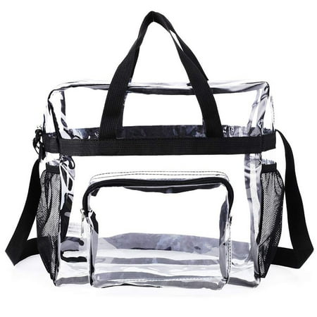 

Virmaxy Sales Large Capacity Transparent Bag Portable Travel Bag Cold proof Pvc Washing And Storage Bag Beach Bag Black