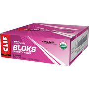Clif Bloks - Energy Chews - Cran-Razz Flavor - 2.12 oz. (18 Count)