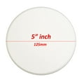 thumbnail image 4 of Wideskall White 5" inch Large Round Door Knob Wall Shield Self Adhesive Protector Pack of 4, 4 of 9