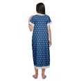 thumbnail image 3 of Moomaya Printed Nightdress For Ladies Cotton Ruffled Border Nursing Night Gown, 3 of 5