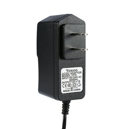 12v Ac Strip - Yosoo AC 100-240V to DC 12V 1A Power Supply Adapter for LED Strip Lights,Audio/Video, Wireless Router,DC Connector Jack 5.5mmx2.1mm