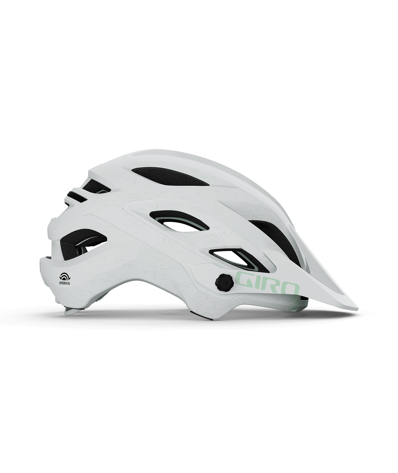 Giro Merit Spherical W Womens Mountain Bike Helmet - Matte White - Size S (51–55 cm)