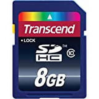 Transcend 8 GB SDHC Class 10 SD Memory Card - 2 Pack