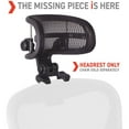 thumbnail image 4 of Engineered Now - l'Appuie-tête Original pour la Chaise Aeron Herman Miller - H3 Carbone (Couleurs Assorties à la Chaise Aeron Classique 2016 et aux Modèles Précédents), 4 of 10