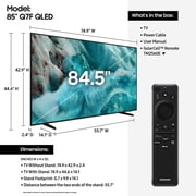 Samsung 85 Class QLED Q7F 4K Samsung Vision AI Smart TV 2025