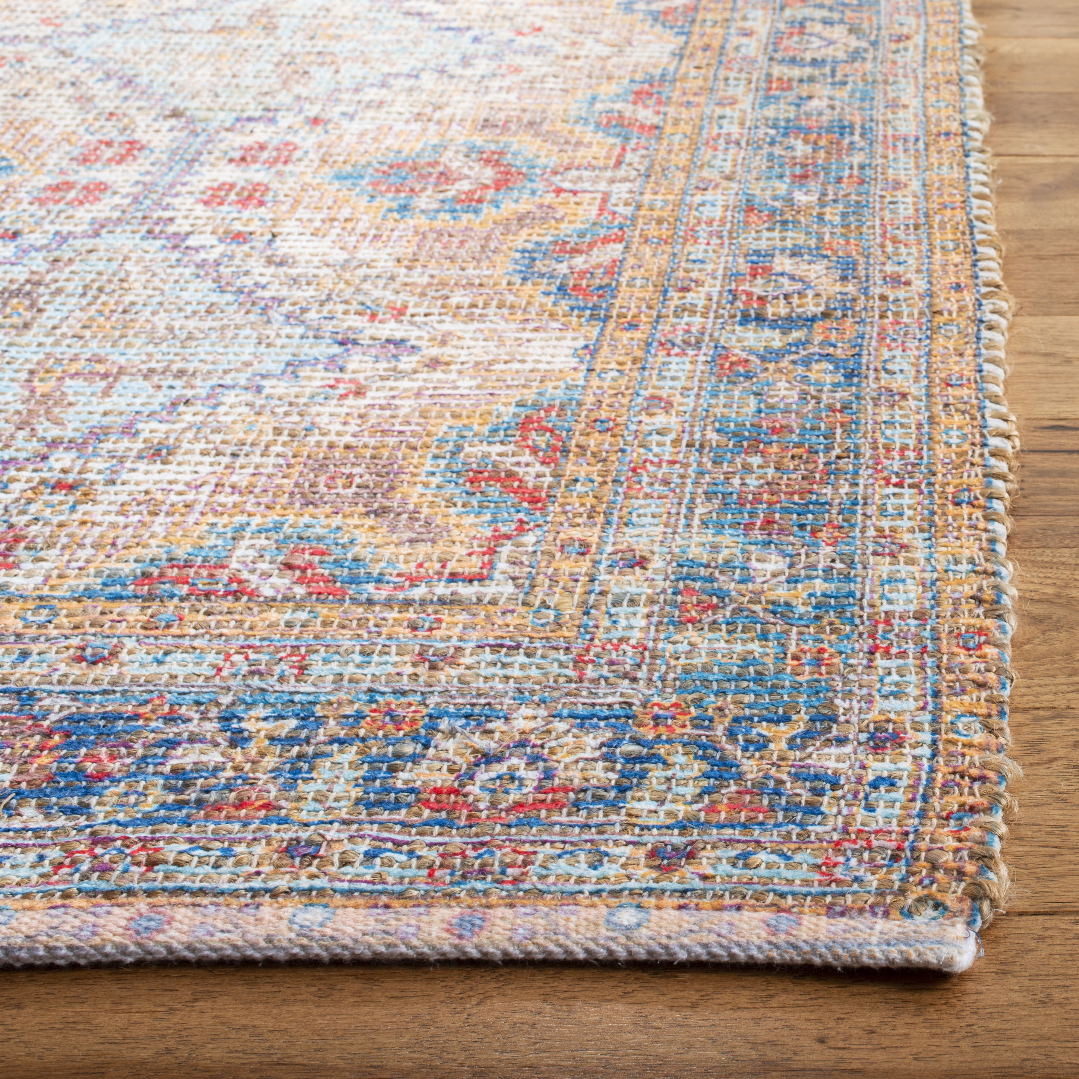 Safavieh  Handmade Saffron Zizi Modern Tribal Cotton Rug 8'  x  10' 8' x 10' Indoor Rectangle