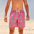 thumbnail image 1 of Shorts pour Tout-Petits Roses à Jambe Droite, Shorts d'Été Réguliers à Enfiler, Vêtements pour Garçons 8-9 Ans, 1 of 6