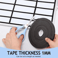 thumbnail image 5 of Black Tape Roll Strips, Magnetic Board Dividers Marker Lines for Classroom Office Art Accessories 8 Meters, 5 of 5