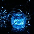 thumbnail image 5 of Solar String Lights for Outside,Copper Wire Solar Fairy Lights 8 Modes Waterproof Outdoor String Lights for Christmas Party Patio Garden Decoration(Blue-33FT-100LED), 5 of 6