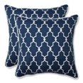 thumbnail image 3 of Outdoor/ Indoor Garden Gate Navy 18.5-inch Throw Pillow (Set of 2), 3 of 3