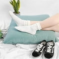 thumbnail image 2 of Women's Thin Cotton Socks, Ruffle Turn-Cuff Casual Ankle Breathable Cool Knit Cotton Lettuce Crew Frilly Sock 12 Pack（White), 2 of 7