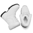 thumbnail image 6 of Stepedia Women's Waterproof Winter Snow Boots Insulated Warm Faux Fur Lined Mid-Calf Booties for Women, White, 6 of 10