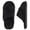 Corduroy Black, variant on Women's Corduroy Adjustable Memory Foam Slippers Slides