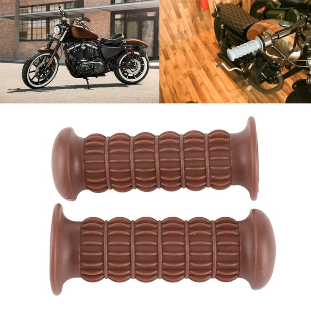 Yctze Motorcycle Rubber Hand Grip Universal Hand Bar Grips Motorcycle Handlebar 22-25mm