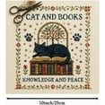 thumbnail image 2 of UUHYTG Personalized Book Embroidery Kit, Beginner Friendly Stamped and Counted Cross Stitch Set, Complete DIY Craft Kit for Book Lovers, Commemorative Gift for Readers and Beginners, 2 of 4