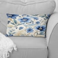 thumbnail image 4 of Designart "Hibiscus Haven II" Floral Printed Throw Pillow, 4 of 5