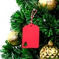 thumbnail image 2 of MasteelfCA Tinksky 100pcs Red Christmas Tree Hanging Tag with 10M Hemp Rope Kraft Paper Decor Present Gift Labels, 2 of 7