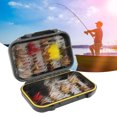 thumbnail image 4 of Fishing Tackle, 72 Pieces Fly Design Stainless Steel Fly Fishing Lure With Waterproof Box For Fishing, 4 of 8