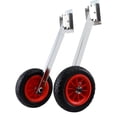 thumbnail image 3 of jinwen 2 Pieces Boat Launching Wheels for Rubber Boats Kayaks Inflatable Boats Variable Angle, 3 of 9