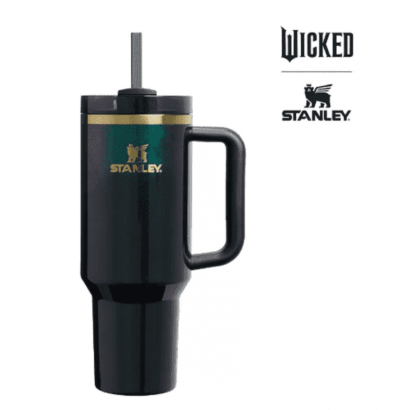 Stanley x Wicked 40 oz Stainless Steel H2.0 Flowstate Quencher Tumbler - Elphaba for Good!