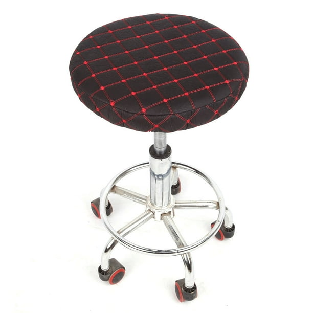 AUTCARIBLE 1Pc 14" Bar Stool Covers Round Chair Seat Cover Cushions