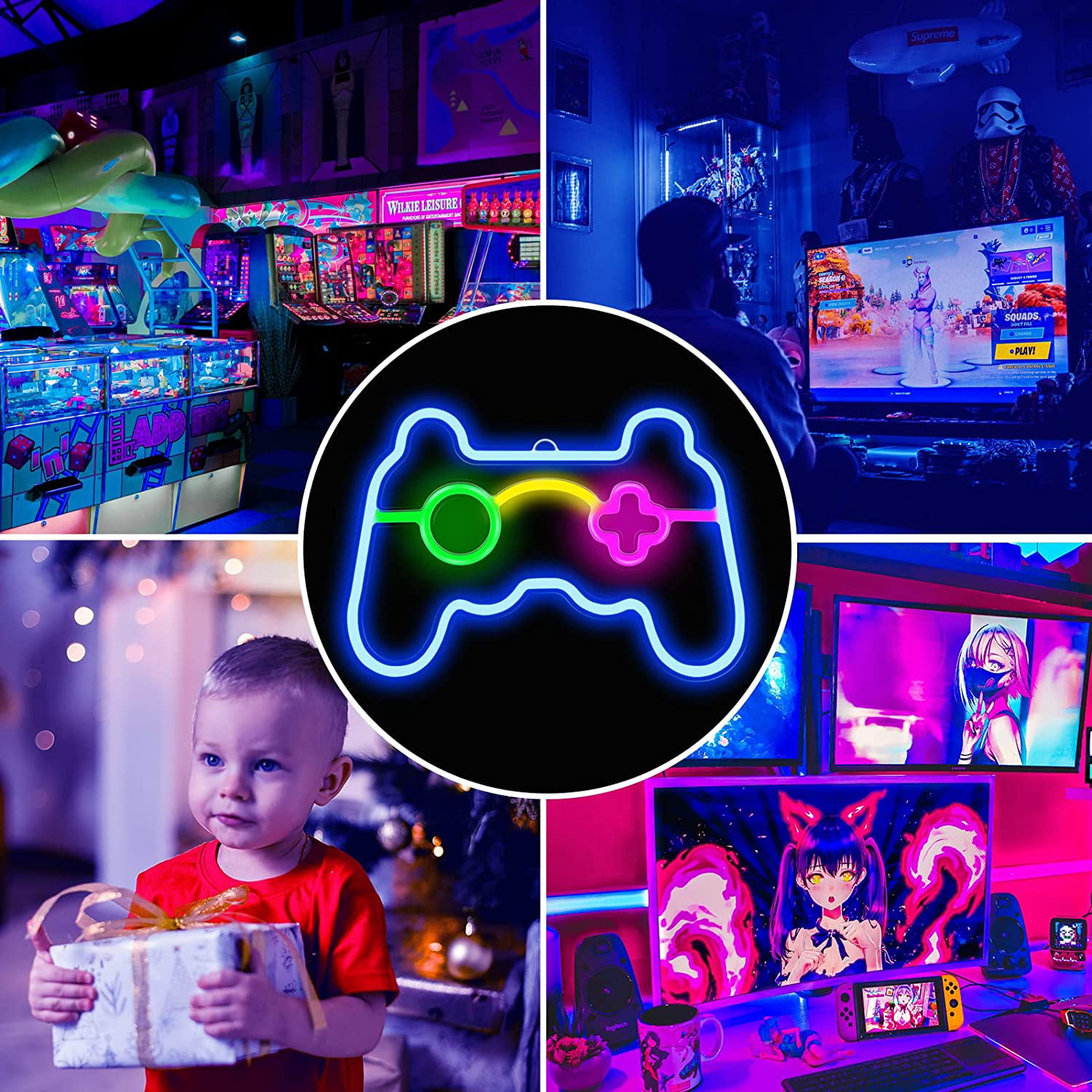 NEONLG Game Neon Sign For Wall Bedroom Decor, LED India