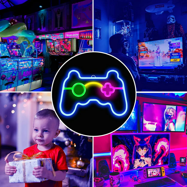 Led Lighting Gaming Room, Neon Lights Gaming Room