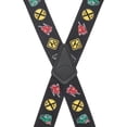 thumbnail image 3 of Suspender Store Novelty Train Suspenders - 2-Inch Wide Elastic - X-Back - Gator Clip - 3 Sizes, 3 of 4