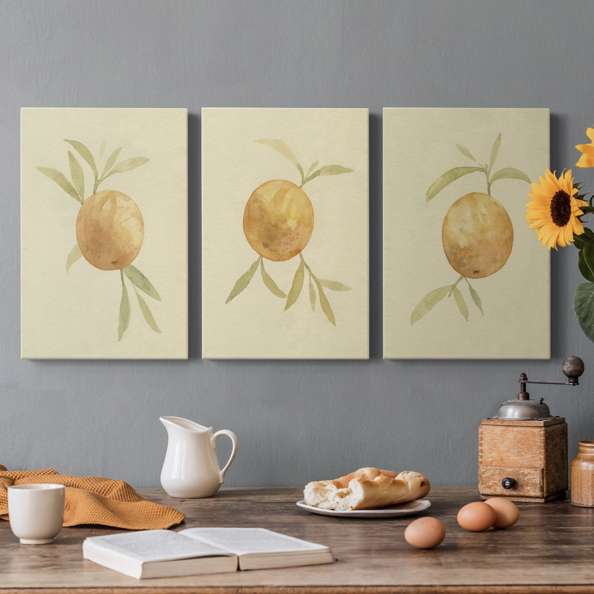 Dappled Oranges I Premium Gallery Wrapped Canvas - Ready to Hang - 12 x 18 Each
