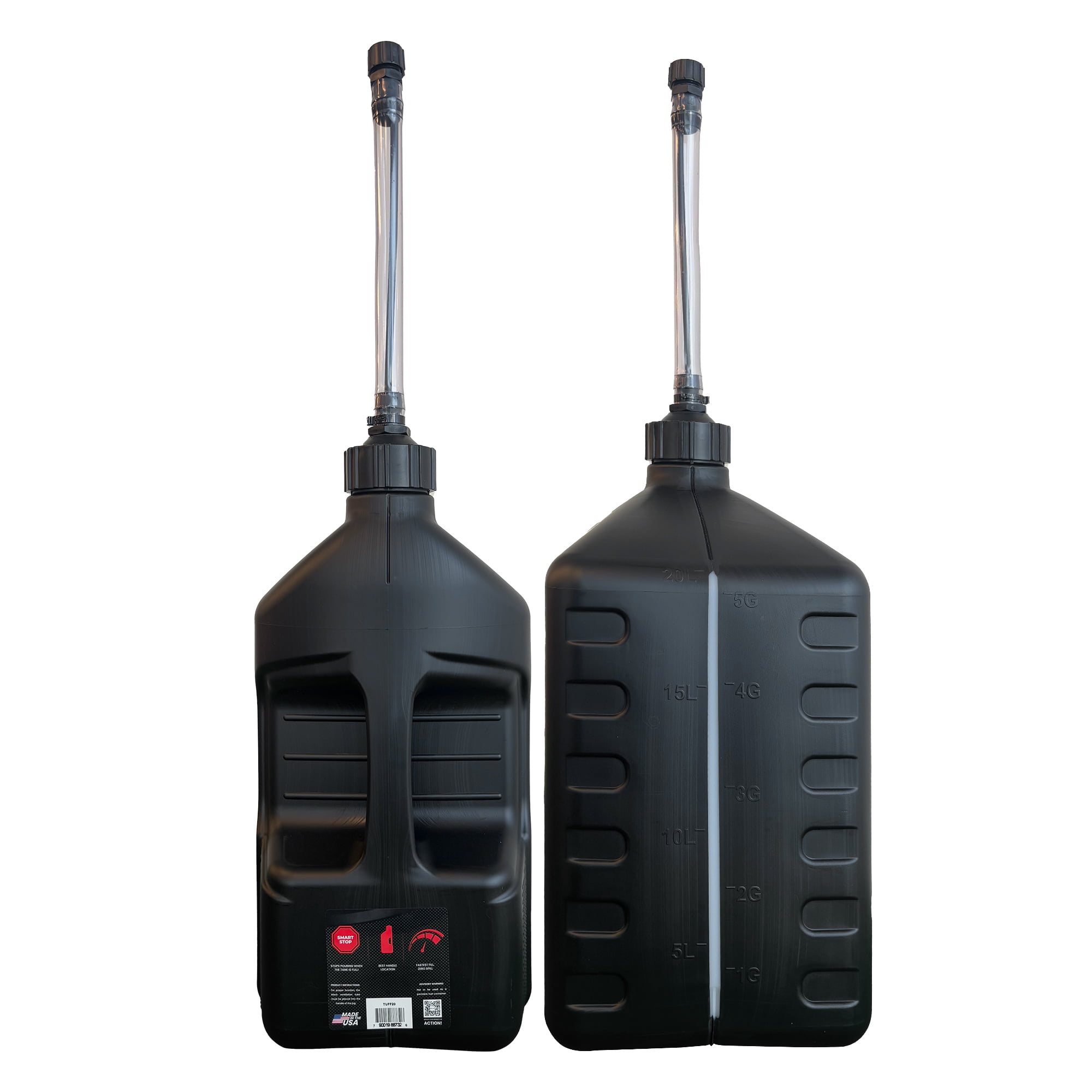 Tuff Jug 5 Gallon Utility Container 2 Pack (BLACK)