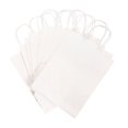 thumbnail image 4 of SKISUNO 10Pcs White Paper Hand Bags with Handles Designed for Food Packaging and Storage, 4 of 6