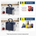 thumbnail image 4 of HOOFUN Insulated Lunch Bag for Women Men Lunch Box, Reusable Leakproof Lunch Box Cooler Tote Bag for Work Picnic School or Travel Black, 4 of 7