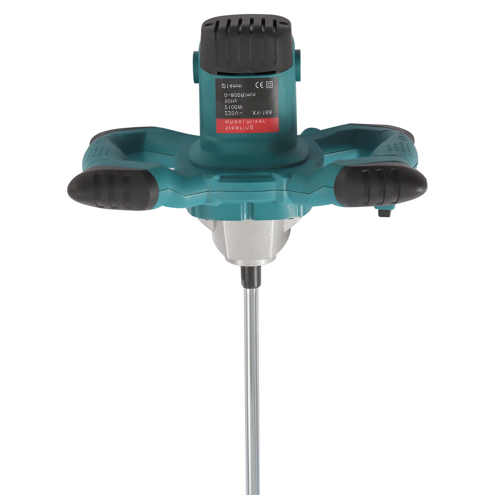 Concrete Mixer, 2100W Portable Electric Mud Mixer for Mixing mortar ,6 Speed Adjustable Paint Mixer, Handheld Cement Mixer