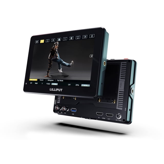 Monitor de control de cámara LILLIPUT HT7S 3G-SDI de 7 pulgadas y 2000 nits