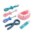thumbnail image 1 of Juego de juguetes de dentista de madera de 6 uds, juguete de herramienta dental de simulación para niños, juguete de juego de médico de simulación Sincero Hogar, 1 of 5