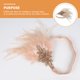 thumbnail image 4 of WEUVEB Multicolor Con Plumas Para Eventos Y Fiestas Con Retro Años 20, 4 of 8