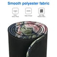 thumbnail image 7 of Blue Bottom Flowers Desk Mouse Pad Pad Mouse Waterproof Non Slip for Office Home Work Gaming Desktop Tables Gaming Rubber Base Mousepad with Stitched Edges 35.4x15.7inches, 7 of 7