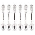 thumbnail image 3 of Gold Creative Dinnerware Set Decorative Swan Base Holder With 6 Spoons Forks For Coffee Fruit Dessert Stirring Mixing Teaspoon, 3 of 11