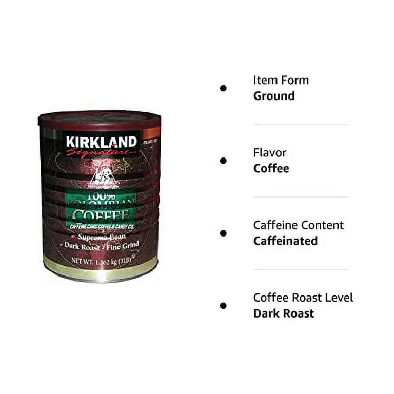 Kirkland colombian coffee deals