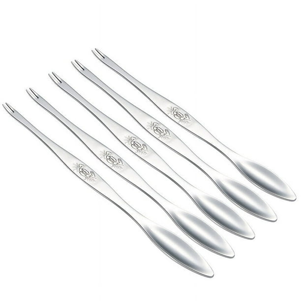 Pinzas para cangrejos de acero inoxidable 304, tenedor para cangrejos, herramienta para pelar cangrejos peludos, pinzas para langostas, pinzas para mariscos, pinzas para cangrejos, pinzas para