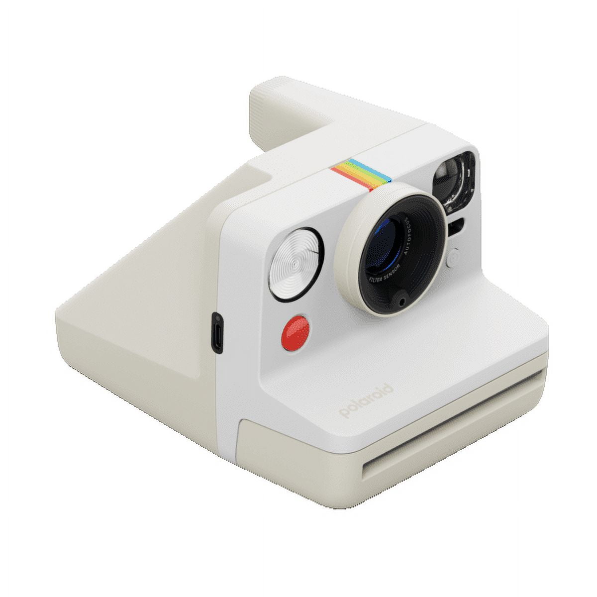 Polaroid Now Generation 3 Instant Camera (Pebble White) + B&W Film