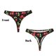 thumbnail image 3 of Balery Sweet Red Cherry Tangas de Algodón para Mujer con Estampado – Ropa Interior Sexy, Transpirable, G-string-4X-Large, 3 of 6