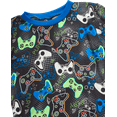 thumbnail image 3 of Quad Seven Boys' Pajama Set - 2 Piece Soft Stretch Hacci Pajama Top and Pants Set for Boys (4-12), 3 of 7