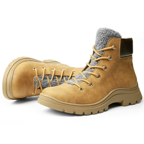 ICHIGO Women's Winter Hiking Boots Outdoor Snow Climbing Boots